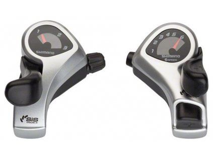 řazení SHIMANO SL-TX50-L+6 3x6 speed pár, v krabičce (Velikost 5-6sp)