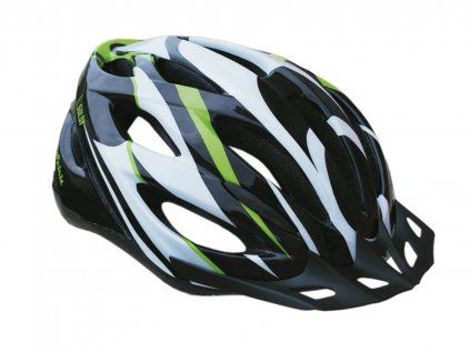 Cyklo helma SULOV® SPIRIT, černo-zelená (Helma velikost M)
