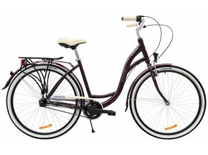 kolo STORM Barcelona 28" 3sp. 17" švestkové (Barva fialová, Velikost 17")
