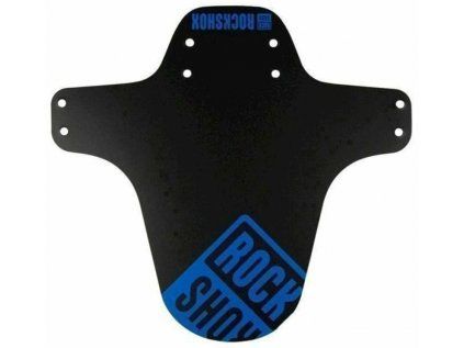 blatník Rock Shox do odpružené vidlice černý - water modrý potisk (Barva modrá, Velikost 26"-27,5")