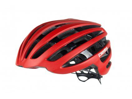 Helma PELLS Nesto Red (barva červená, velikost M (54-58 cm))