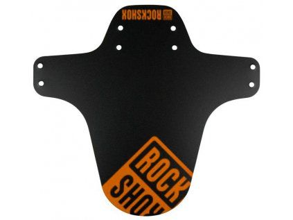 blatník Rock Shox do odpružené vidlice černý-neon orange potisk (Barva černá/oranžová, Velikost 26"-27,5")