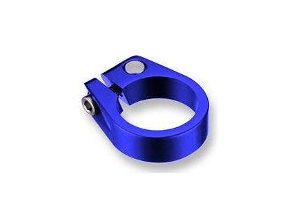 Sedlová objímka PELLS C-04 Blue (Velikost 34,9mm)