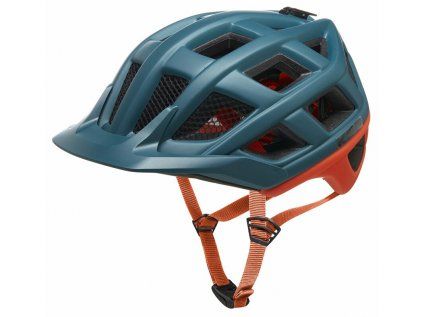 přilba KED Crom M arcadia green orange matt 52-58 cm (Barva zelená, Velikost M/52-58 cm)