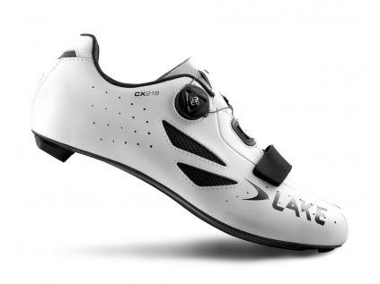 tretry LAKE CX218 Carbon bílé vel.39
