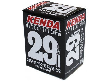 duše KENDA 29/28x1,9-2,35 (50/58-622) FV 33 mm Ultralite (Velikost 29" ventil FV 33 mm)