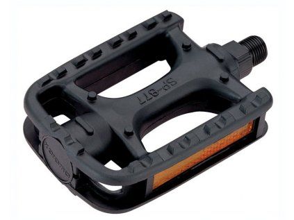 pedály MTB plast kuličkové uložení (Barva černá, Velikost kompozit)