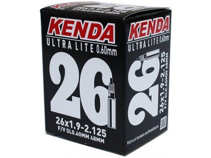 duše KENDA 26X1,75-2,125 (47/57-559) 48 mm Ultralite (Velikost 26" ventil FV  48mm)