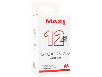 duše MAX1 12 1/2×1,75-2,5 (45/62-203) AV 36 mm (Velikost 12" ventil AV)