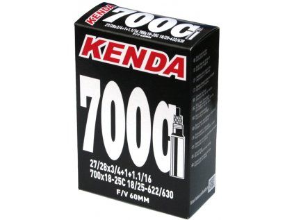duše KENDA 700x18/25C (18/25-622/630) FV 60 mm (Velikost 700C ventil FV 60mm)