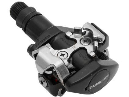 pedály SHIMANO SPD PD-M505L černé s kufry SM-SH51, v krabičce (Barva černá, Velikost SPD)