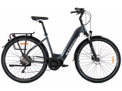 STORM E-Diamond 5 low step MX3 410 720 Wh (Barva šedá, Velikost 17")