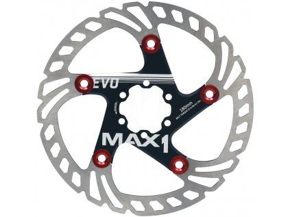 brzdový kotouč MAX1 Evo 180 mm černý (Barva 6 děr, Velikost 180mm)