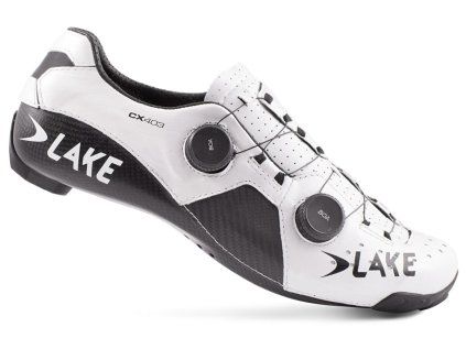 tretry LAKE CX403 Carbon (Barva bílo/černé, Velikost 44,5)