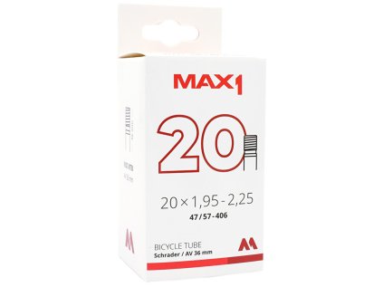 duše MAX1 20×1,95-2,25 (47/57-406) AV 36 mm (Ventil ventil AV, Velikost 20")