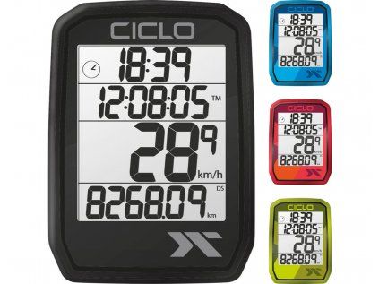 Tachometr CicloSport Protos 205 bezdrátový (Barva Blu)