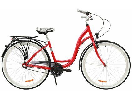 kolo STORM Barcelona 28" 3sp. 17" červené (Barva červená, Velikost 17")