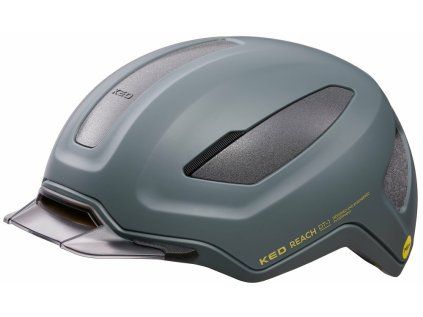 přilba KED Reach DT-1 MIPS (Barva grey golden yellow matt, Velikost L  58-62 cm)
