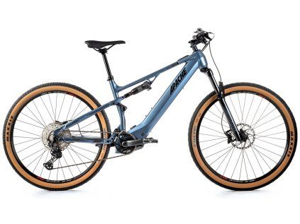 APACHE Quruk Bosch SX 29"ocelově modrá (Kapacita baterie 400 Wh / 11,1 Ah, Velikost XL (21") - výška postavy od cca 178 cm do cca 193 cm)