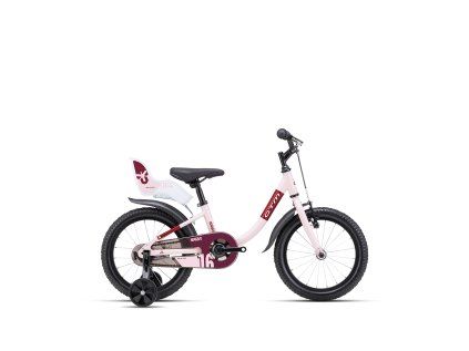 CTM MARRY 16" 2025 (Barva matná světlerůžová / burgundy, Velikost 8" / 105-120 cm)