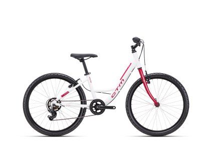 CTM MISSY 24" 2025 (Barva bílá / tmavěbordová, Velikost 13" / 125 - 145 cm)