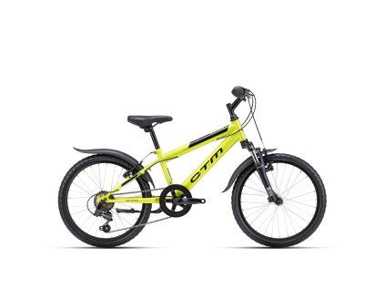 CTM SCOOBY 2.0 20" 2025 (Barva matná limetková / černá, Velikost 11" / 115-135 cm)