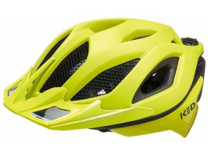 Přilba KED Spiri Two Trend yellow green matt (Barva fluo žlutá, Velikost M / 52-58 cm)