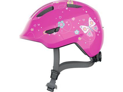 Přilba ABUS Smiley 3.0 pink butterfly (Velikost M)