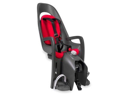 HAMAX Caress dětská sedačka na nosič (Barva Grey/Red)
