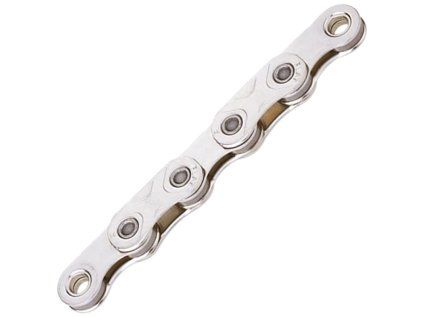 Řetěz KMC X Flattop Silver 126 článků v krabičce, úprava WAX (Barva stříbrná, Velikost 12/13sp)