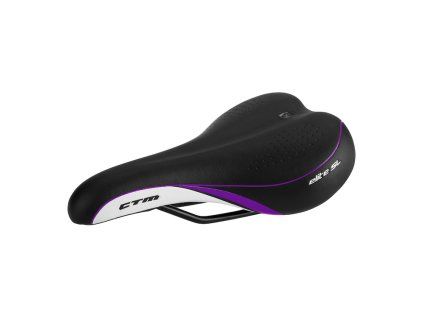 CTM sedlo Elite (Barva černá/fialová)