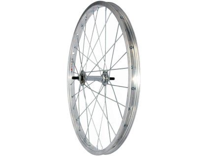 zapletené kolo 20" přední Zinek Fe Al (Barva stříbrná, Velikost 20")