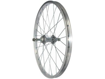 zapletené kolo 20" zadní Zinek Fe Al (Barva stříbrná, Velikost 20")