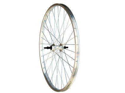 zapletené kolo 26" zadní Zinek Al lož./MACH1 110 36 děr (Barva stříbrná, Velikost 26")
