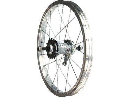 zapletené kolo 16" zadní Zinek torpedo (Barva stříbrná, Velikost 16")