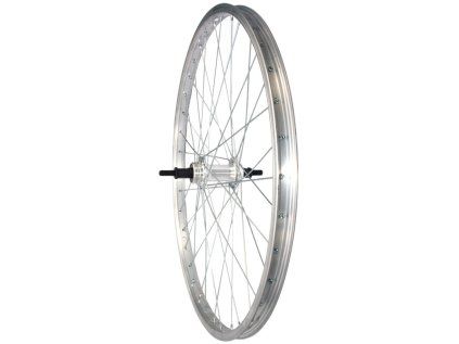 zapletené kolo 24" zadní Zinek Al lož./ MACH1 110 junior (Barva stříbrná, Velikost 24")