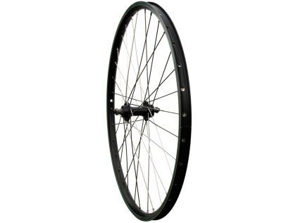 zapletené kolo 26" SHIMANO V-brake přední černé (Barva černá, Velikost 26")