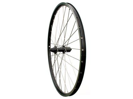 zapletené kolo 26" MAX1 V-brake zadní 8-11sp. černé/stříbrné (Barva černá, Velikost 26")
