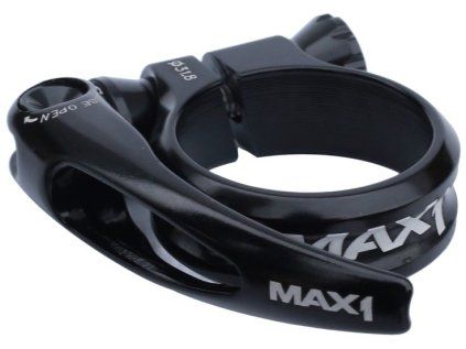 sedlová objímka MAX1 Race 31,8 mm rychloupínací černá (Barva černá, Velikost 31,8mm)