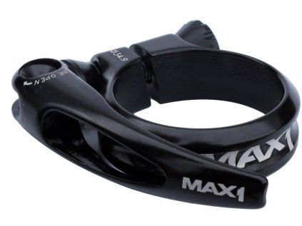 sedlová objímka MAX1 Race 34,9 mm rychloupínací černá (Barva černá, Velikost 34,9mm)