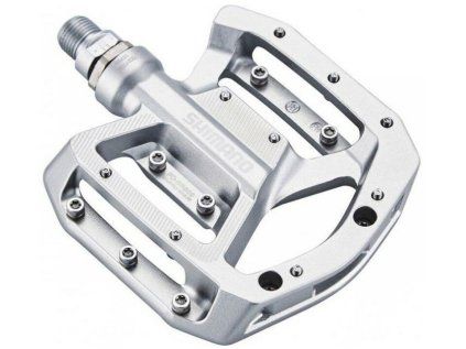 Pedály SHIMANO PD-GR500 Flat (Barva stříbrná, Velikost Alu)