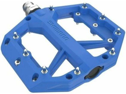 Pedály SHIMANO PD-GR400 Flat modré BMX, DH (Barva modrá, Velikost Alu)