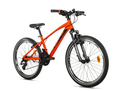 Leader Fox SPIDER BOY 24" 2026 (Barva oranžová, Výška rámu 14"- pro děti s výškou 135–145 cm.)