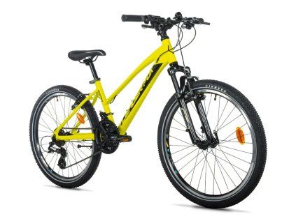 Leader Fox SPIDER dívčí 24" 2026 (Barva žlutá, Velikost rámu 14" -  ideální pro děti s výškou 135–145 cm)