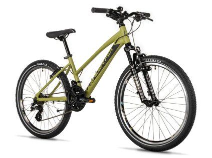 Leader Fox SPIDER dívčí 24" 2026 (Barva zelená, Velikost rámu 14" -  ideální pro děti s výškou 135–145 cm)