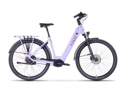 LEVIT BELECO 3 lowstep 28" 17 Ah 2026 (Velikost rámu 55, Barva lavender)