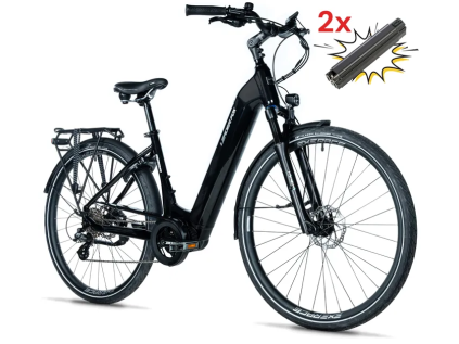 Leader Fox SAGA 28" 540 Wh/15Ah 2026 (Barva Black shiny, Velikost 20")