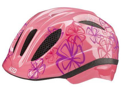 Přilba KED Meggy II Trend (Barva růžová / soft pink flower, Velikost M / 52-58 cm)