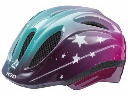 Přilba KED Meggy II Trend (Velikost M / 52-58 cm, Barva stars pink aqua)