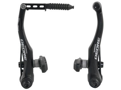 Brzdy SHIMANO Deore BR-T610-L V-brake (pár), botky M70CT4 (Barva černá)